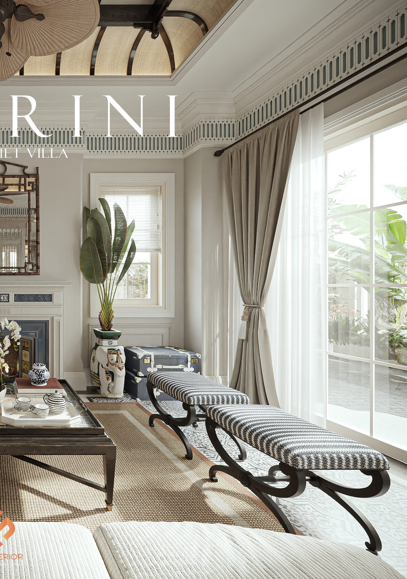 3Ds Max Indochine Villa Interior Model Download by Nguyen Duc Nam - Ảnh 27