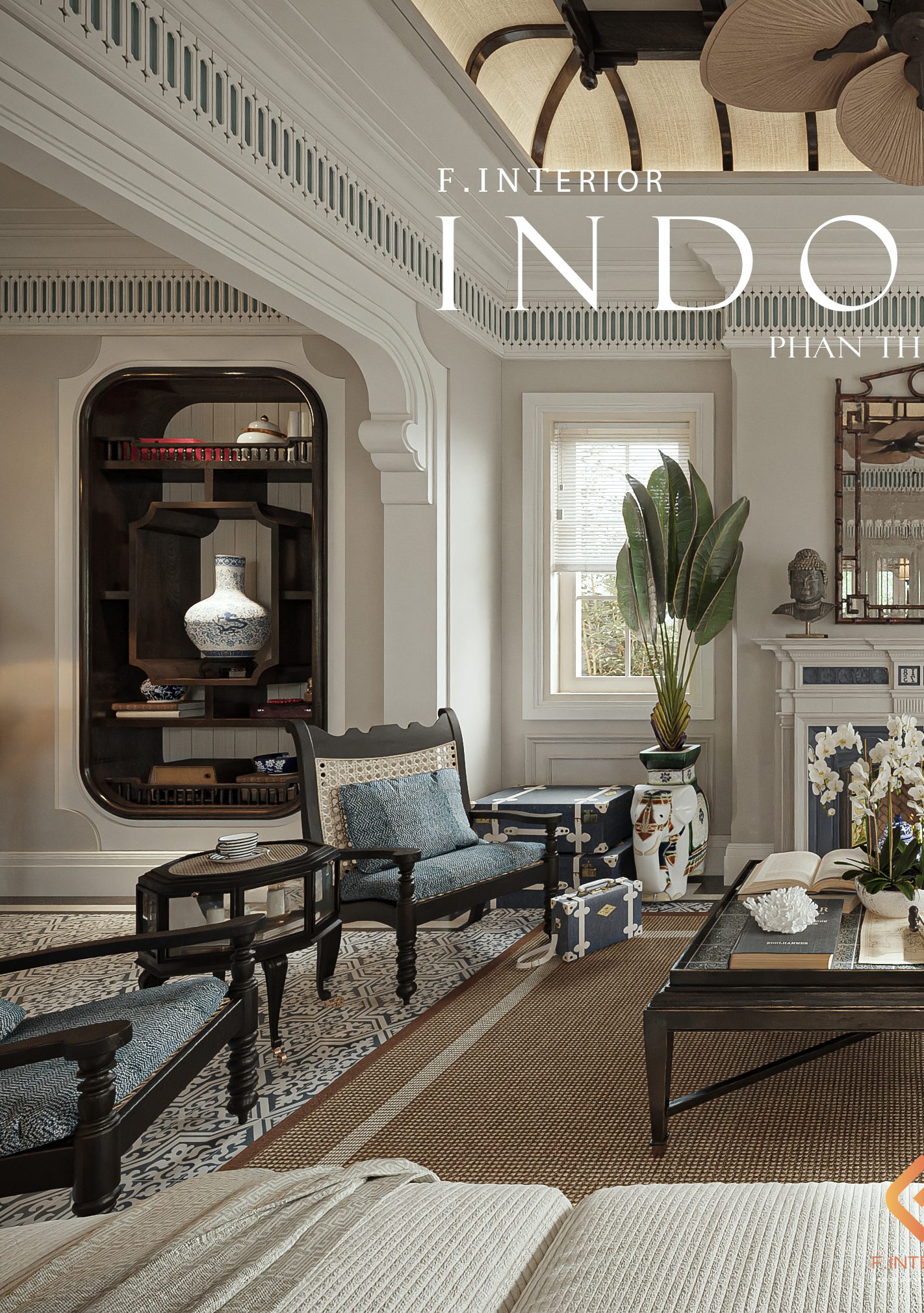 3Ds Max Indochine Villa Interior Model Download by Nguyen Duc Nam - Ảnh 28
