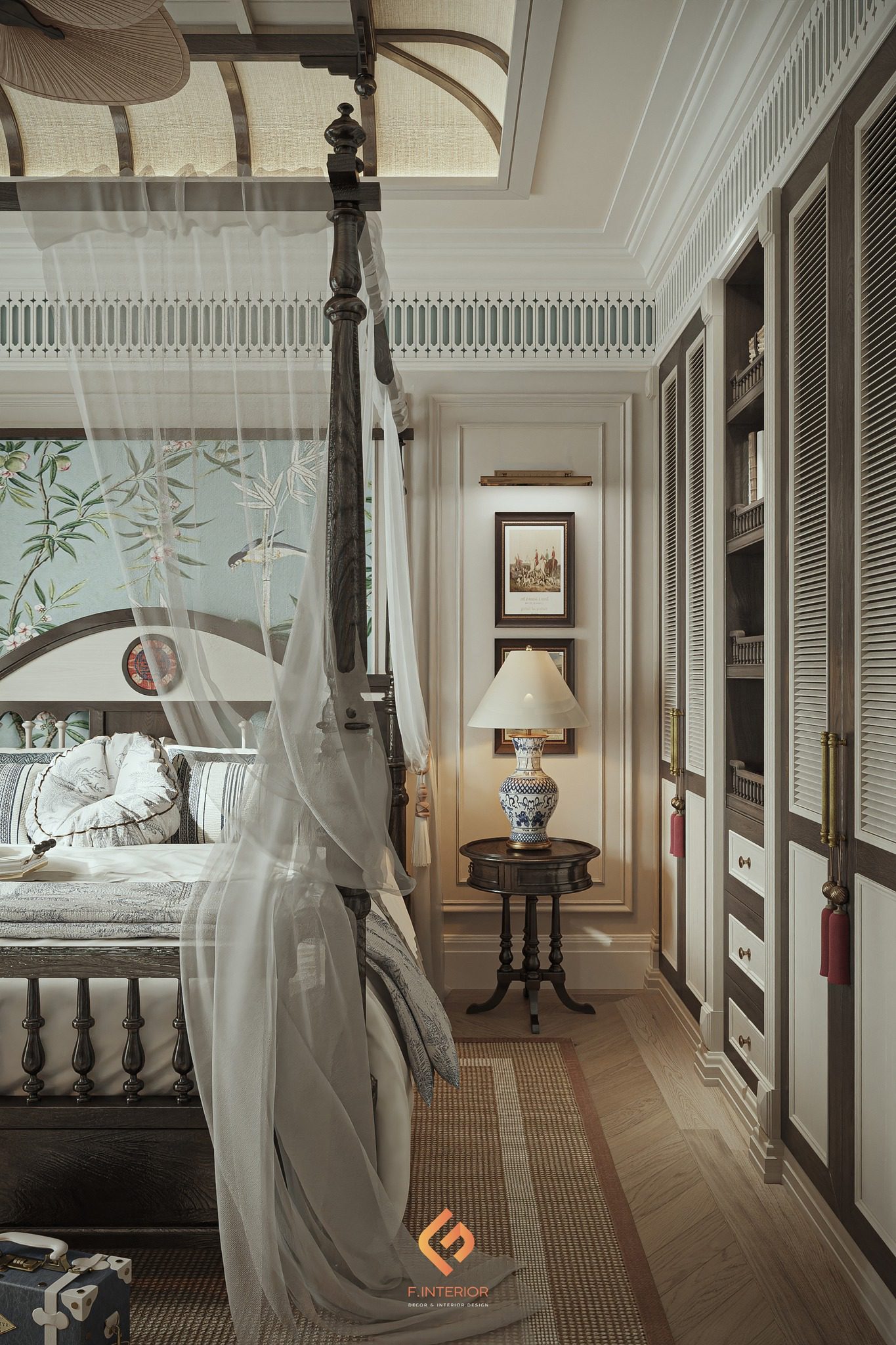 3Ds Max Indochine Villa Interior Model Download by Nguyen Duc Nam - Ảnh 7