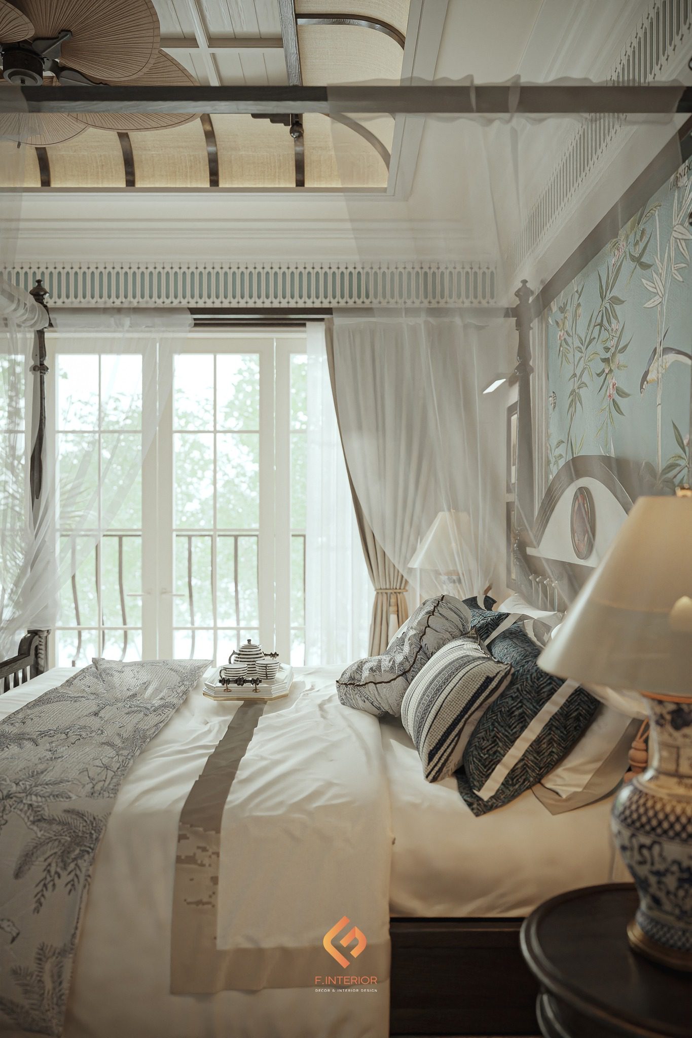 3Ds Max Indochine Villa Interior Model Download by Nguyen Duc Nam - Ảnh 9