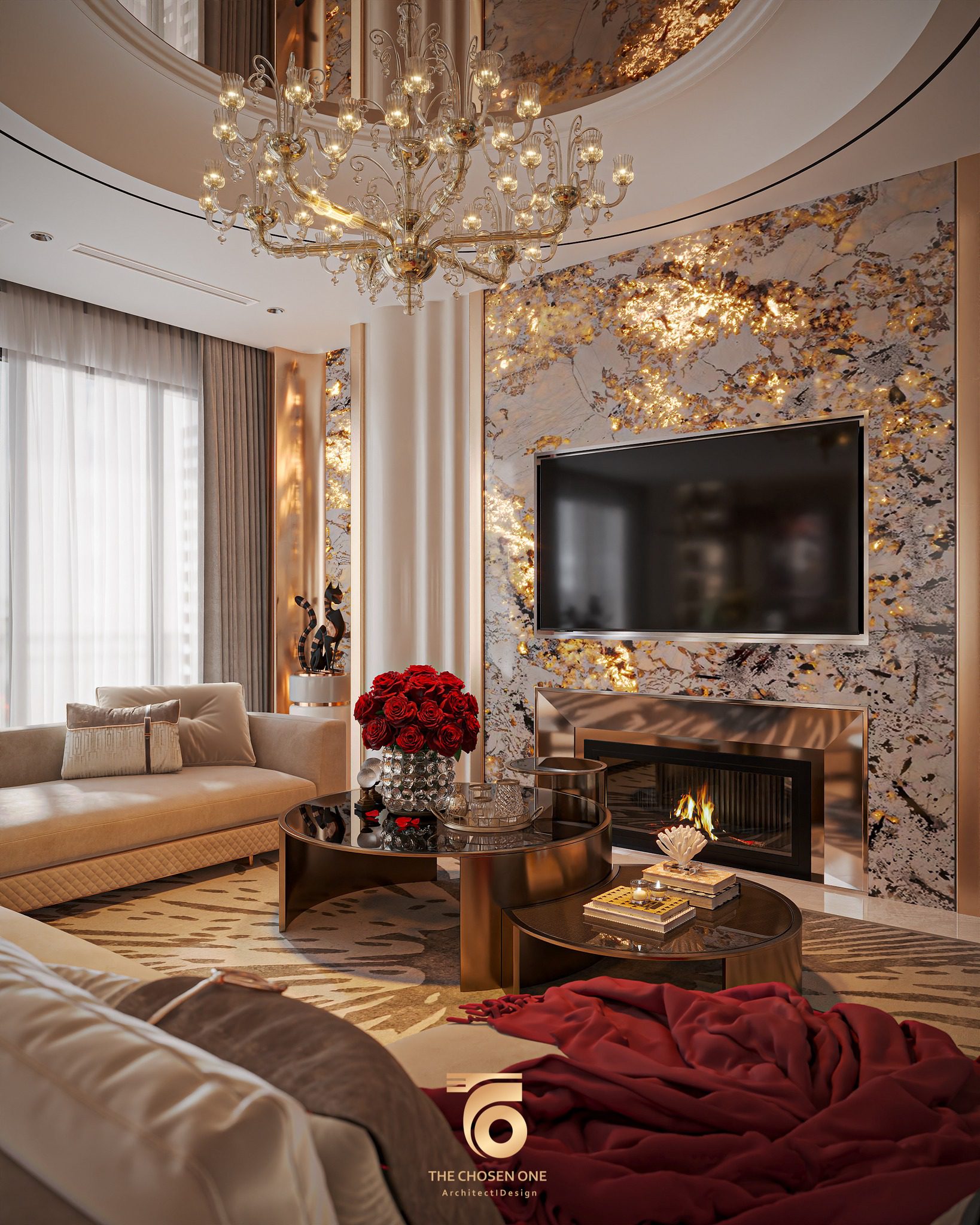 3Ds Max Living Room – Kitchen Interior Model Download By Nguyen Phu Thinh 9531 - Ảnh 6