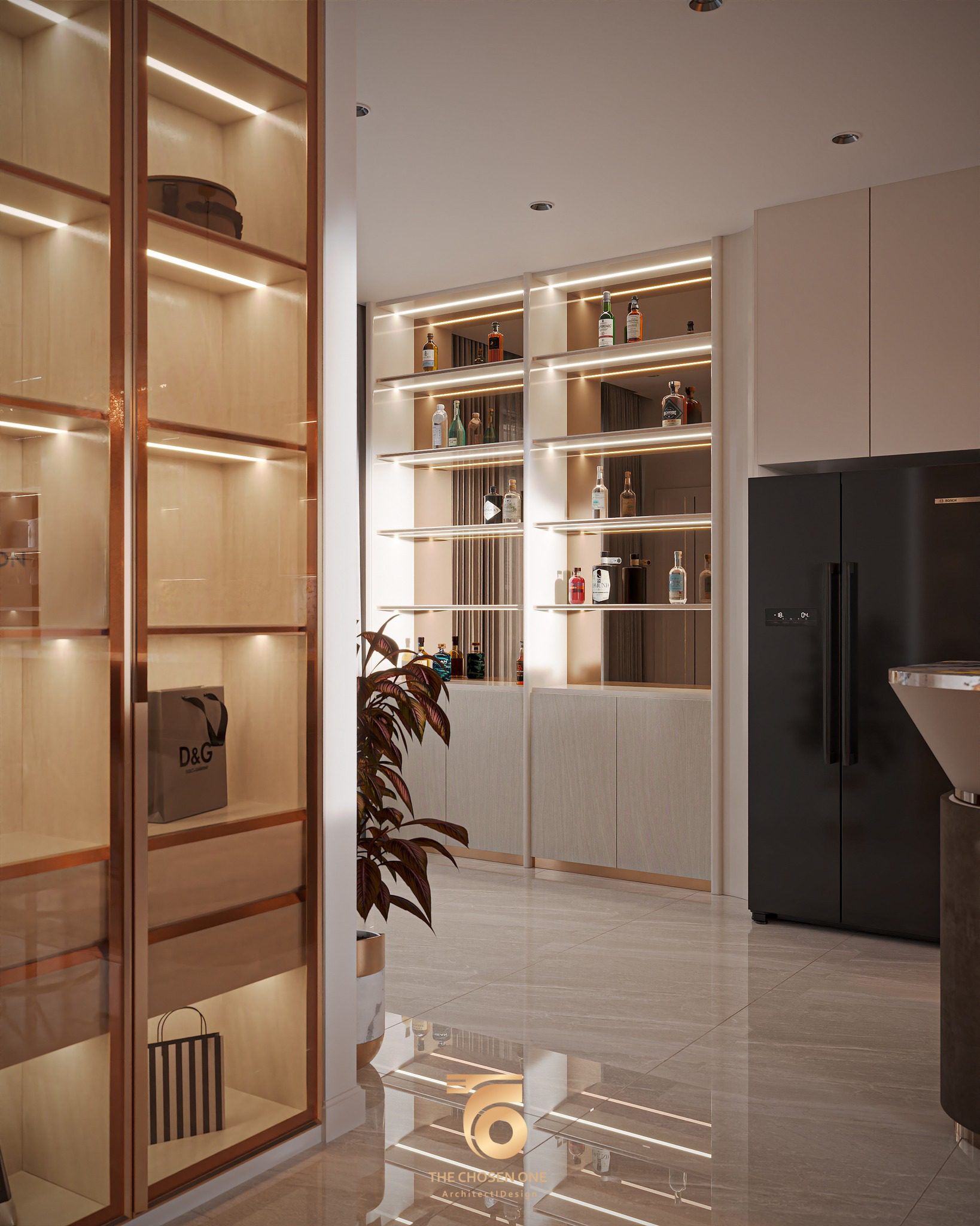 3Ds Max Living Room – Kitchen Interior Model Download By Nguyen Phu Thinh 9531 - Ảnh 8