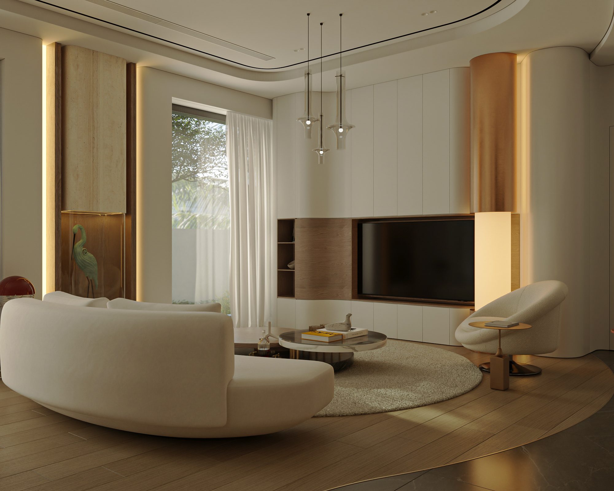 3Ds Max Living Room – Kitchen Interior Model Download By Phuong Pham. JD 9523 - Ảnh 8