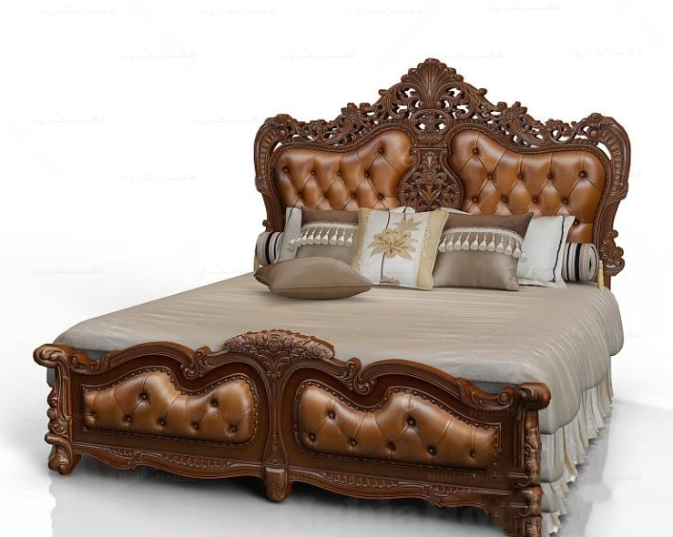 Classic Bedroom Bed Furniture 3D Models – 30 Assets | 3ds Max