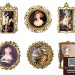 Classic Vintage Picture Frames Set 3D Model – 3ds Max V-Ray Render_5662