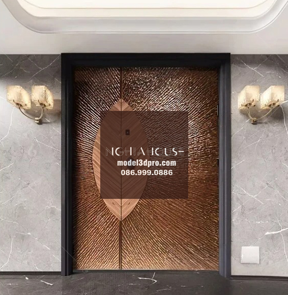 Classic Wooden Door 3D Models Pack (30 Models) – Neoclassical Style 3ds Max