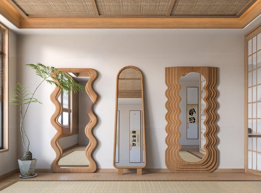 Decorative Wall Mirrors & Hanging Decor 3D Model Pack – 30 Models 3ds Max