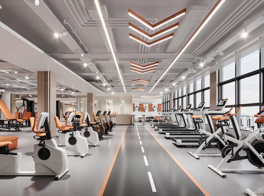 Fitness Gym, Billiard & Yoga Studio 3D Models – 30 Assets 3ds Max