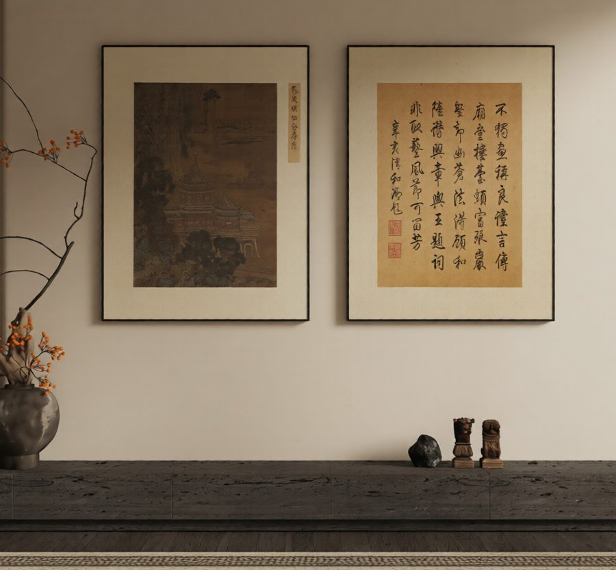 Free Wall Art Decor 3Ds Max Model Japanese Zen Interior Style_5673