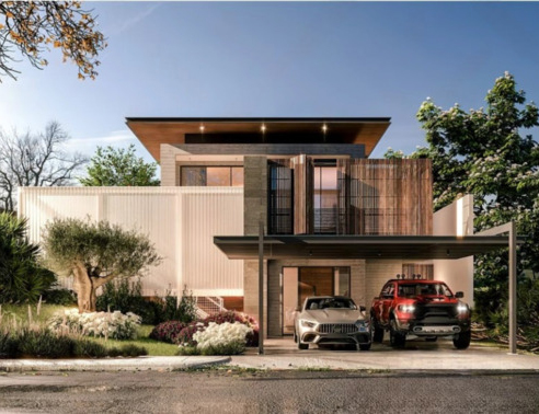 Sketchup models villa