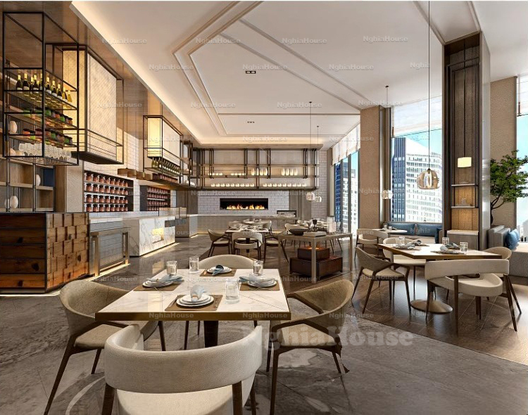 Set of 30 Restaurant Interior 3D Models – 3ds Max Collection