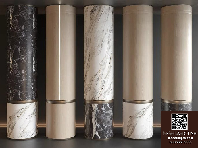 SET 30 Models 3DSMAX ALL Texture Marble N326