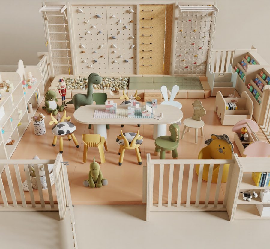 Kids Playroom Interior 3D Model Pack – Free Download 3ds Max Corona 9520