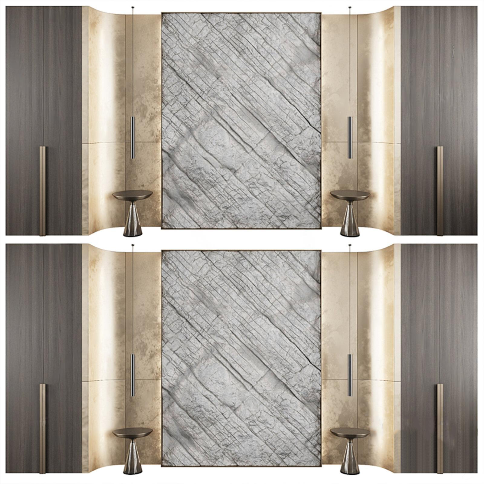 SET 30 Models Luxury Bed Headboard Wall Panel 3D Models Set – 30 Premium Bedroom Assets | 3ds Max N163 - Ảnh 10