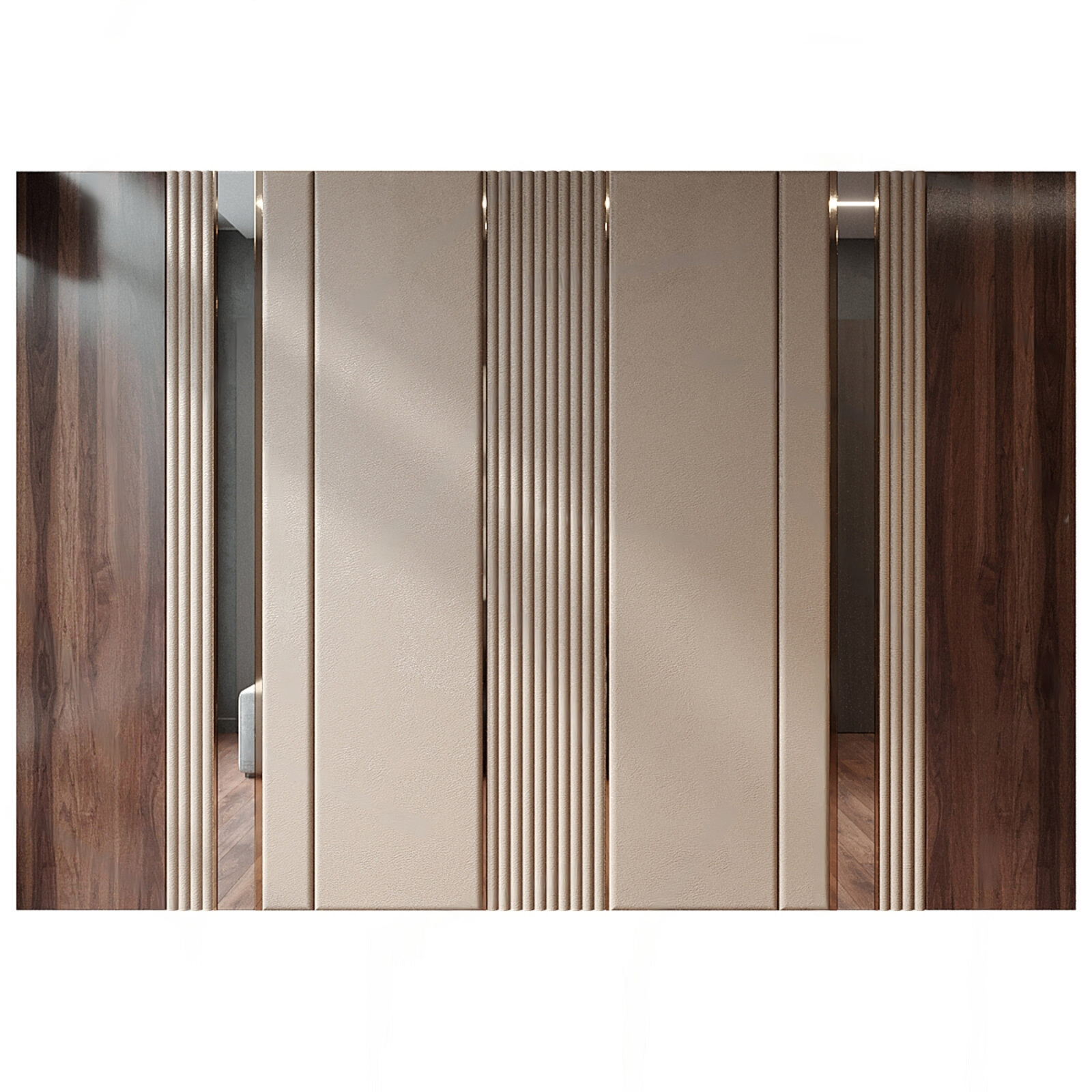 SET 30 Models Luxury Bed Headboard Wall Panel 3D Models Set – 30 Premium Bedroom Assets | 3ds Max N163 - Ảnh 6