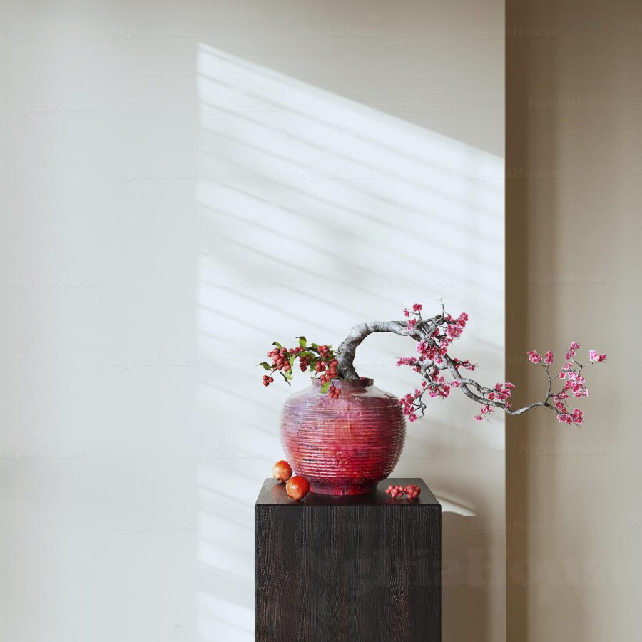 Minimalist Home Decor Vase & Floral 3D Models – Set 30 3ds Max