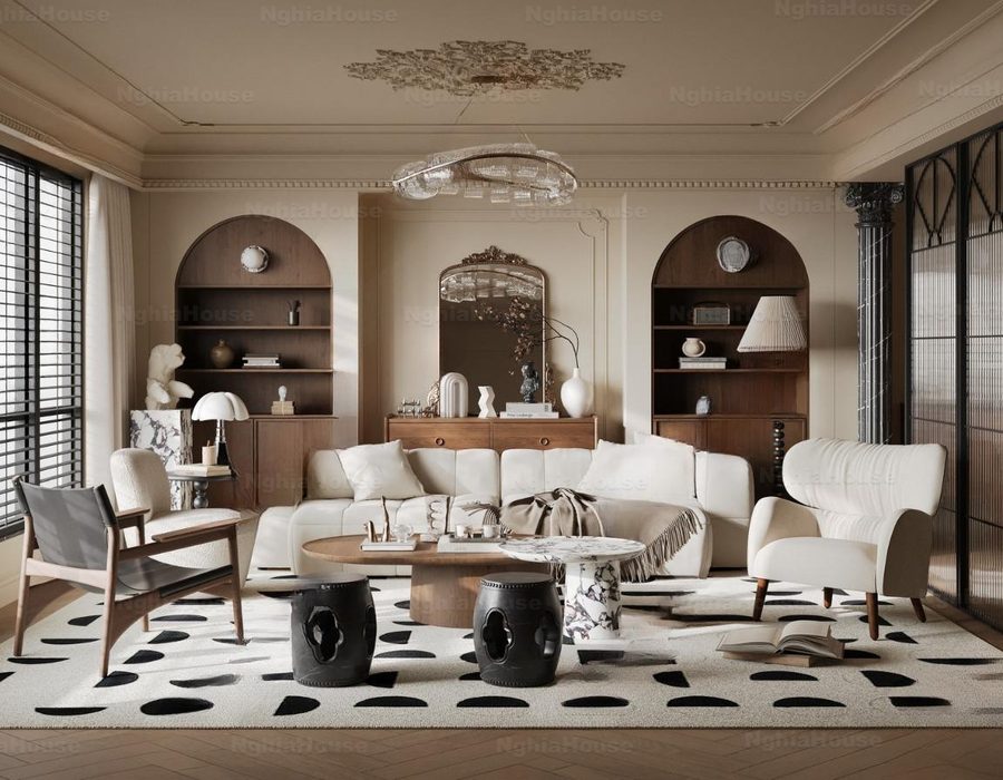 Modern Apartment Interior 3D Models Pack – Living Room, Kitchen & Bedroom 3ds Max (1)