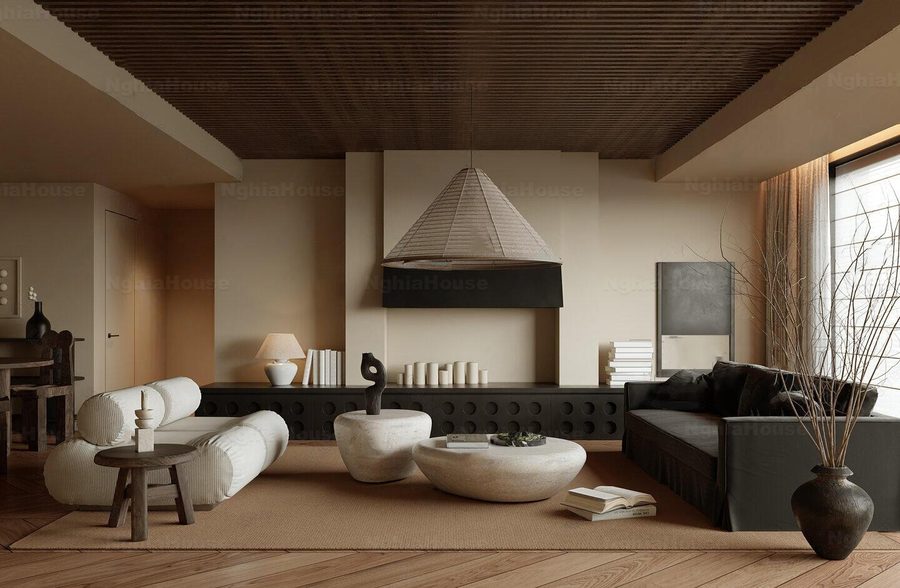 Modern Wooden Living Room & Bedroom Interior 3D Models – 30 Assets 3ds Max
