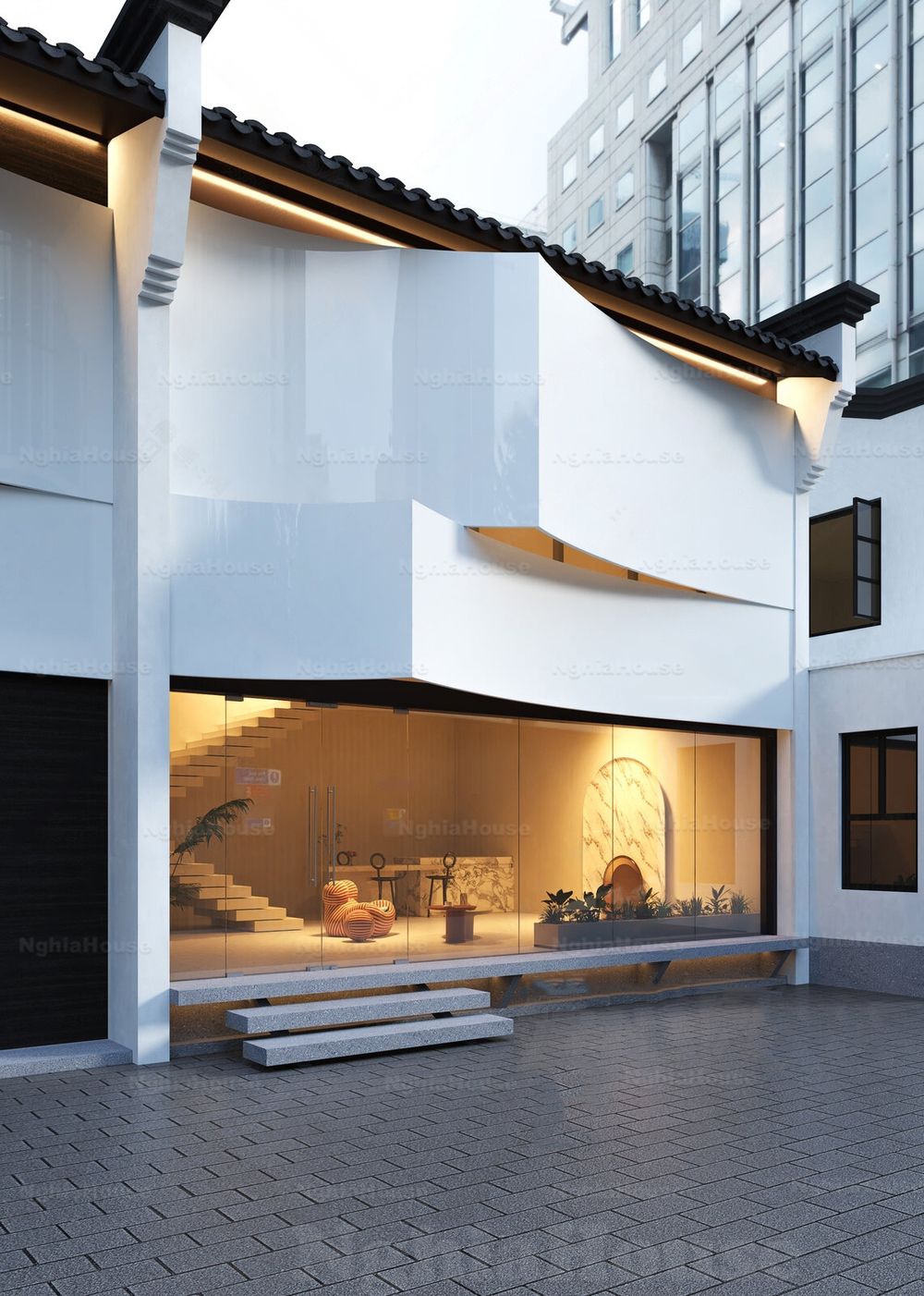 Set 30 Models Retail Store Facade 3D Models Collection – Set of 30 3ds Max N182 - Ảnh 2