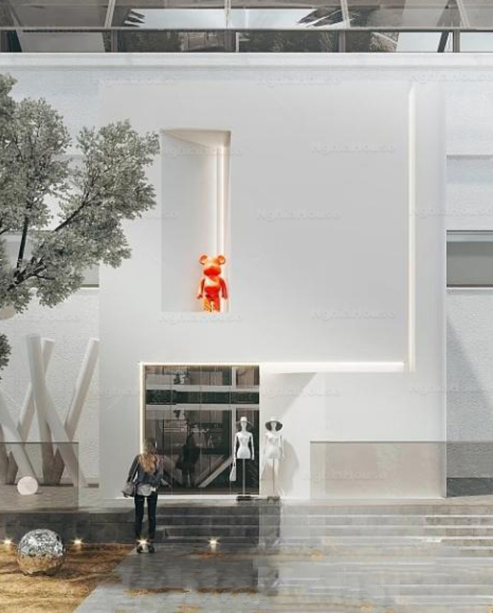 Set 30 Models Retail Store Facade 3D Models Collection – Set of 30 3ds Max N182 - Ảnh 23