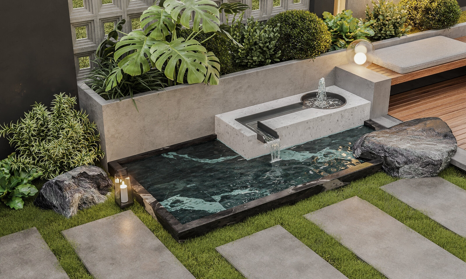 Set 30 Zen Garden, Japanese Courtyard & Outdoor Interior 3D Assets | 3ds Max N241 - Ảnh 3