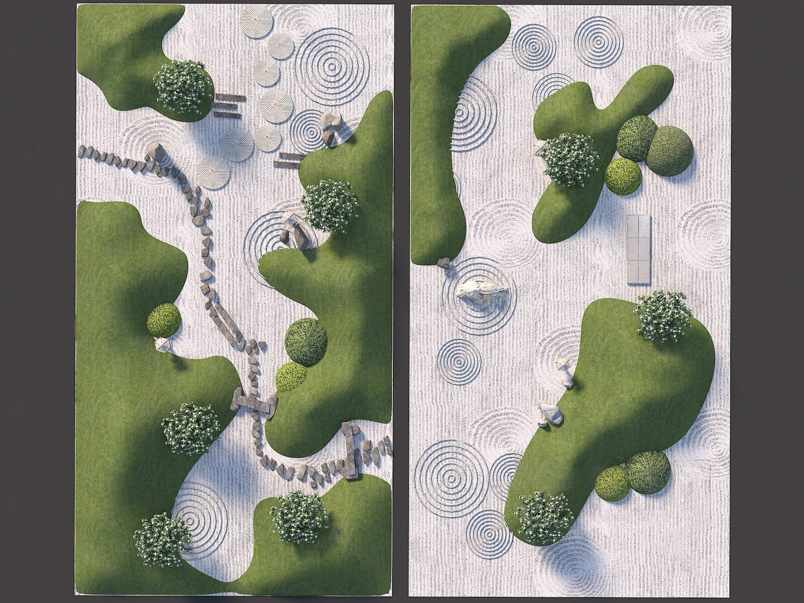 Set 30 Zen Garden, Japanese Courtyard & Outdoor Interior 3D Assets | 3ds Max N241 - Ảnh 14