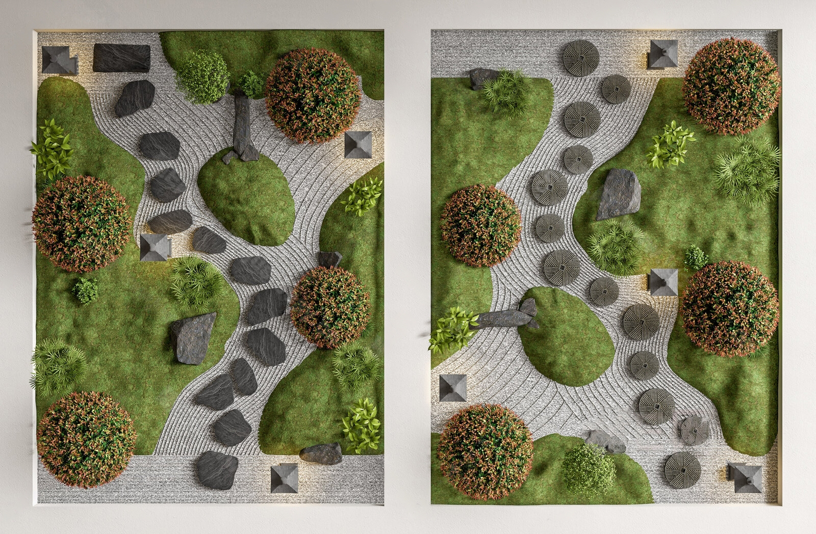 Set 30 Zen Garden, Japanese Courtyard & Outdoor Interior 3D Assets | 3ds Max N241 - Ảnh 22