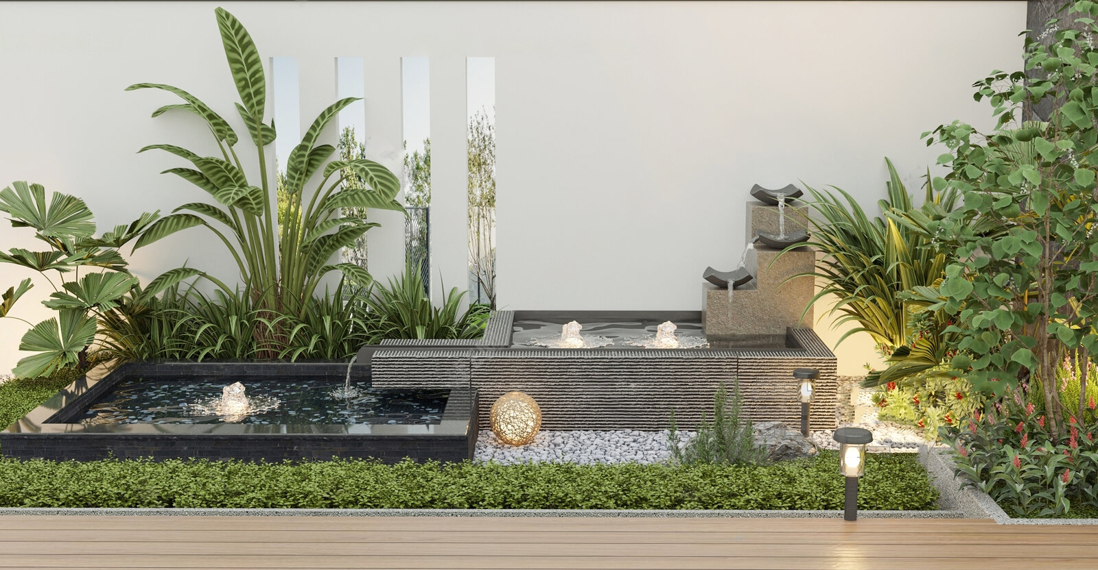 Set 30 Zen Garden, Japanese Courtyard & Outdoor Interior 3D Assets | 3ds Max N241 - Ảnh 26