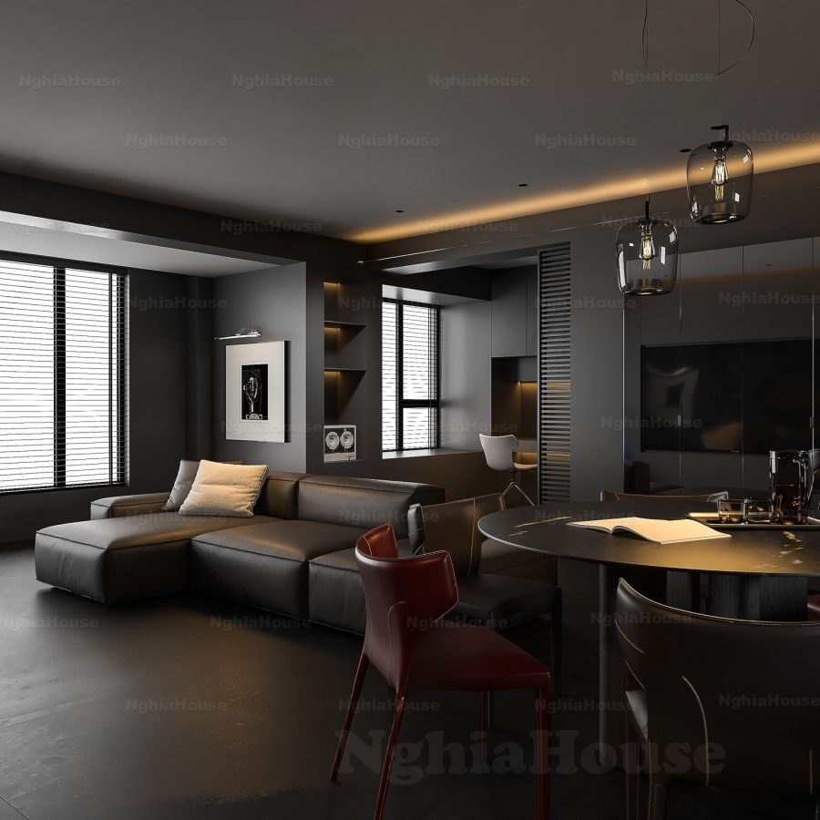 Set of 30 Black Interior 3D Models – 3ds Max for Modern Interior Design