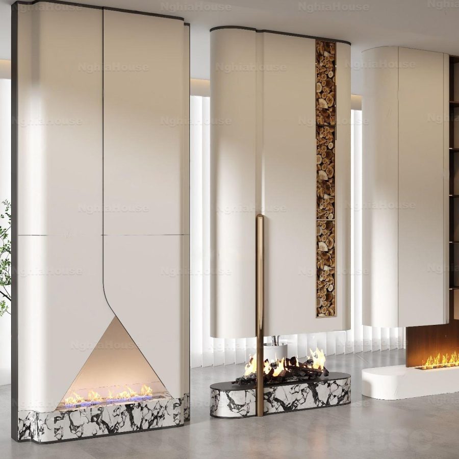 Set of 30 Fireplace 3D Models 3ds Max N232