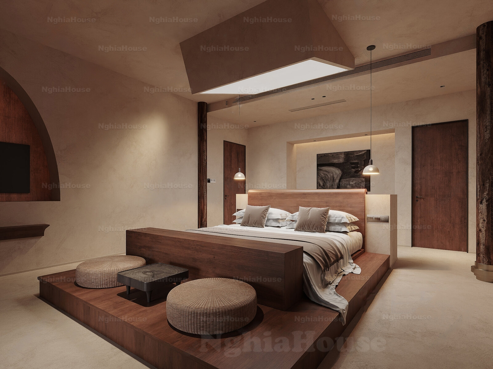 Set of 30 Homestay Interior 3D Models – 3ds Max for Commercial Design N208 - Ảnh 20