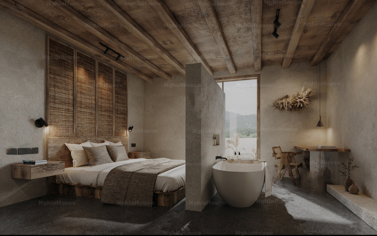 Set of 30 Homestay Interior 3D Models – 3ds Max for Commercial Design N208 - Ảnh 22