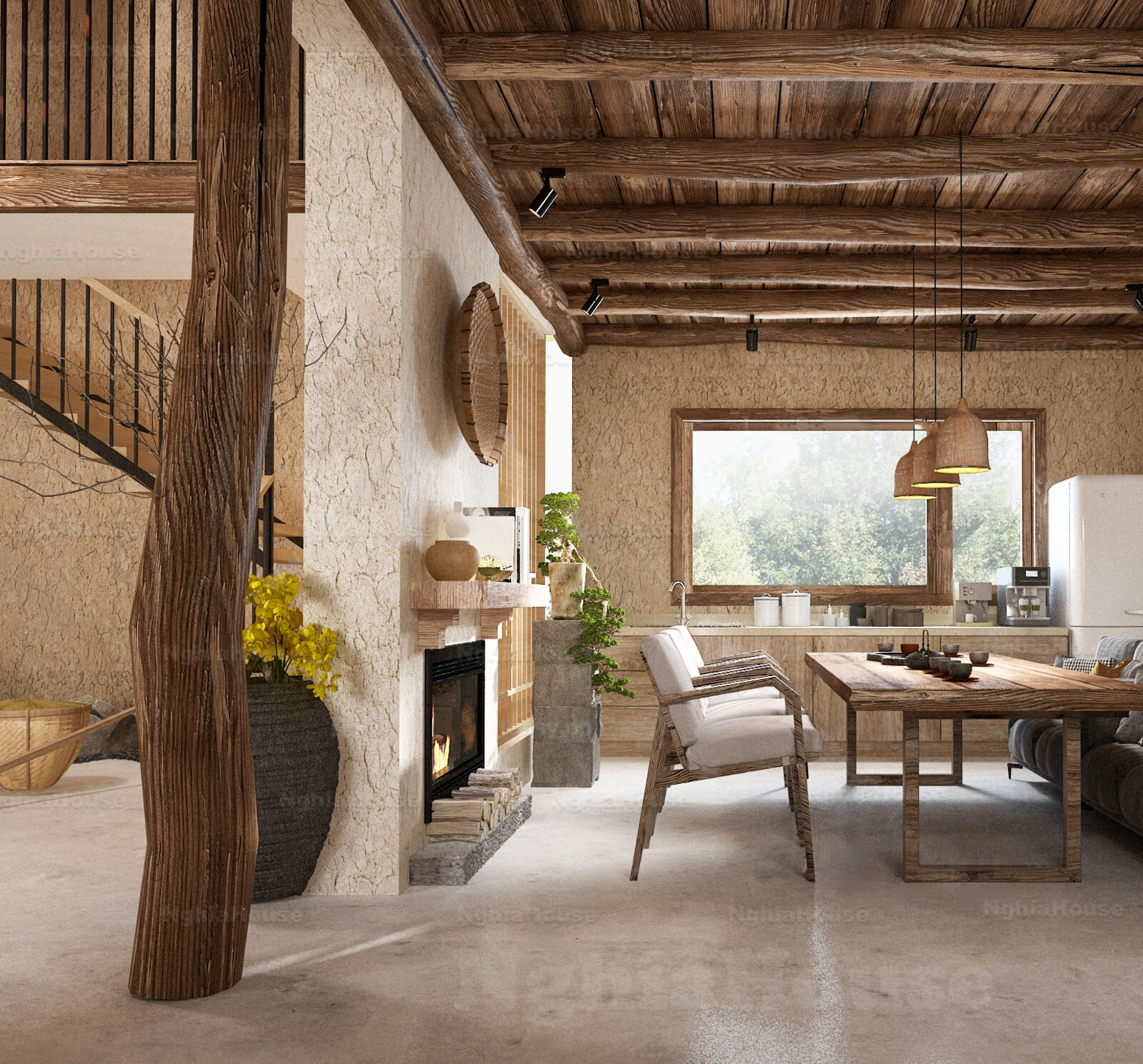 Set of 30 Homestay Interior 3D Models – 3ds Max for Commercial Design N208 - Ảnh 27