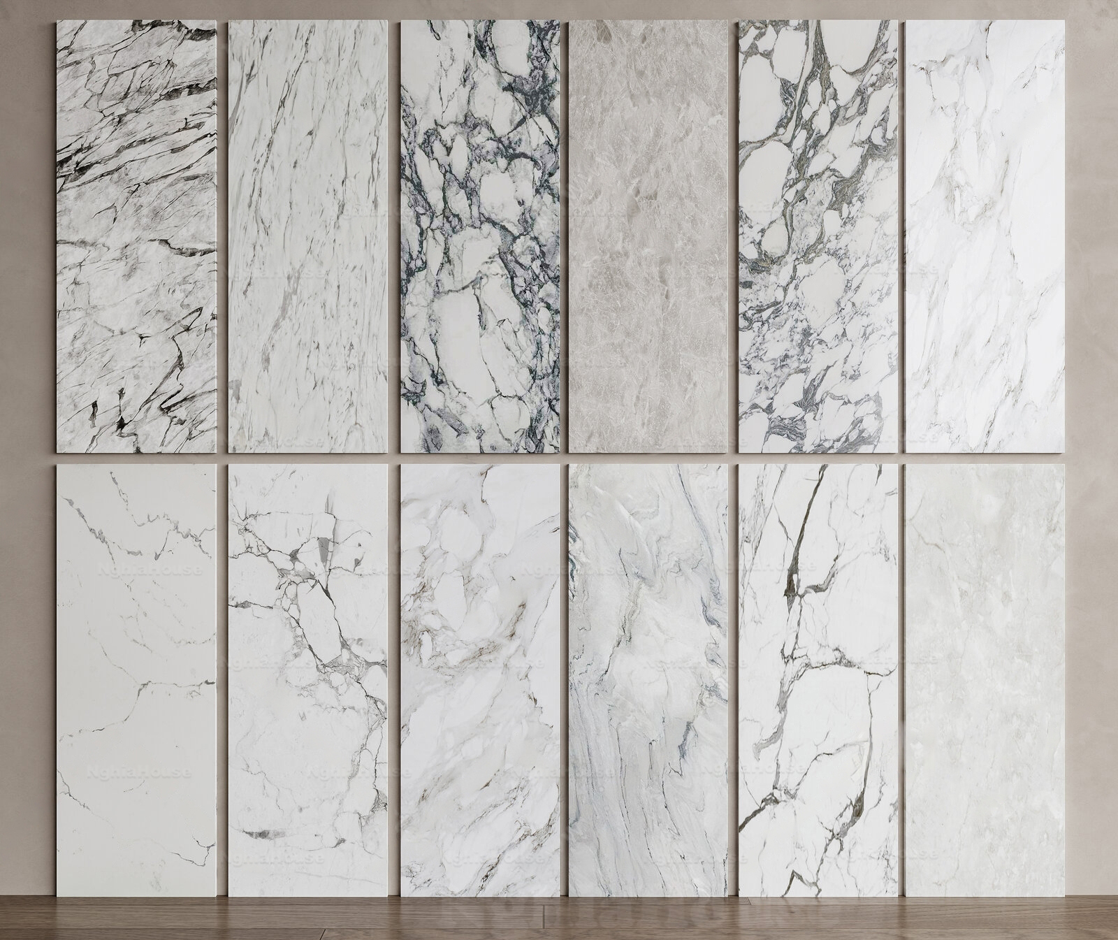 Set of 30 Models Interior & Exterior 3D Material Models 3ds Max N194 - Ảnh 4