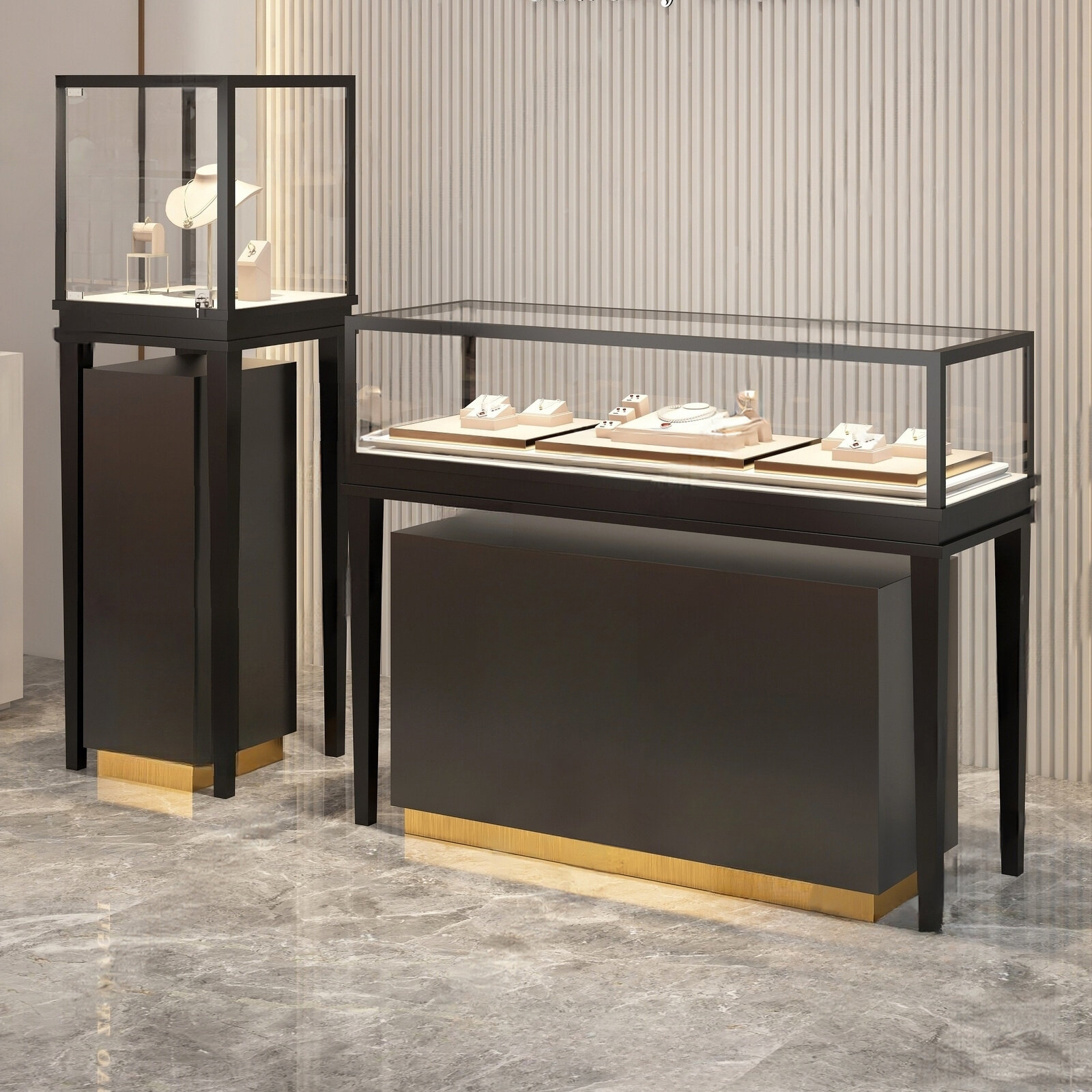 Set of 30 Jewelry Display Stand 3D Models – Minimal Style 3ds Max N238 - Ảnh 2