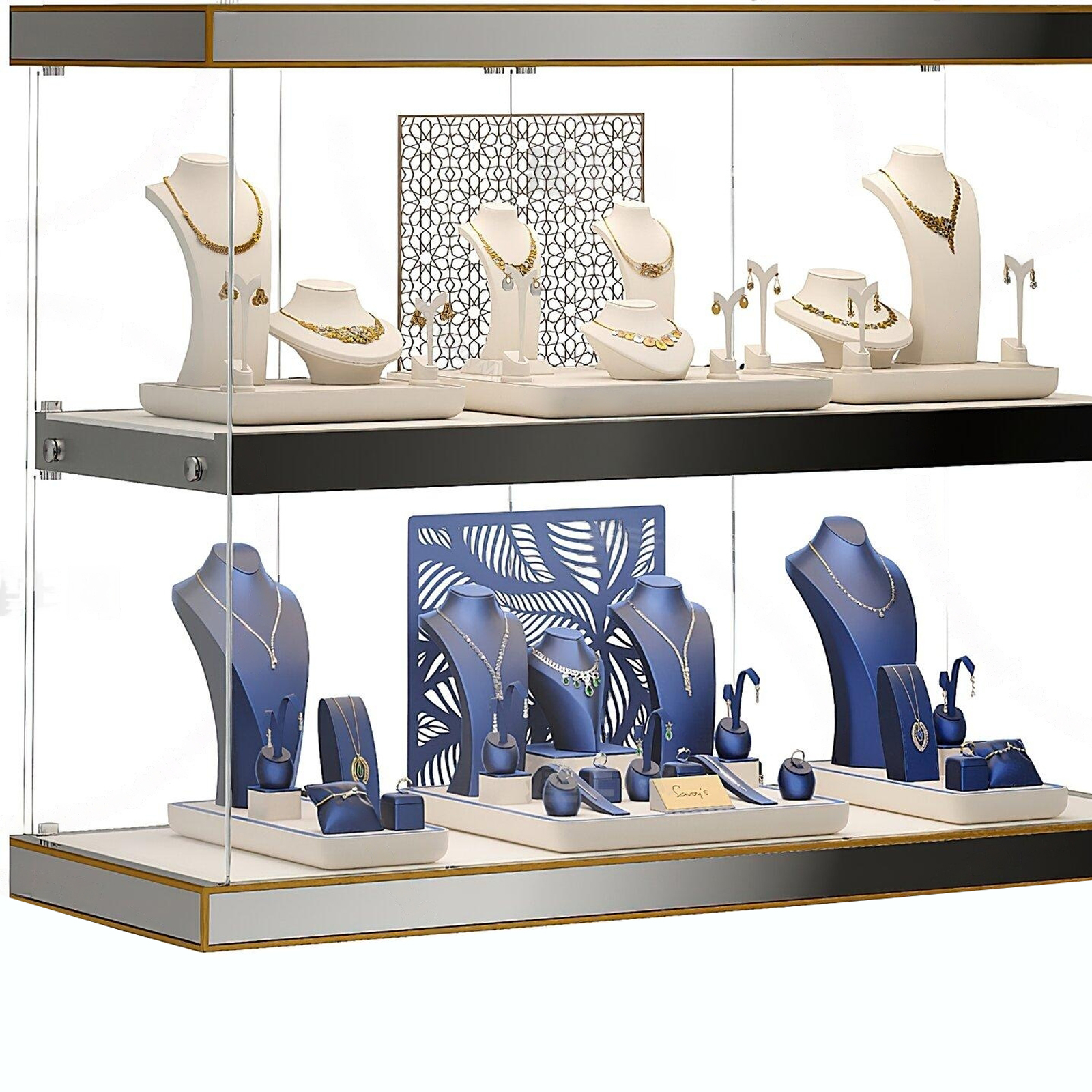 Set of 30 Jewelry Display Stand 3D Models – Minimal Style 3ds Max N238 - Ảnh 3