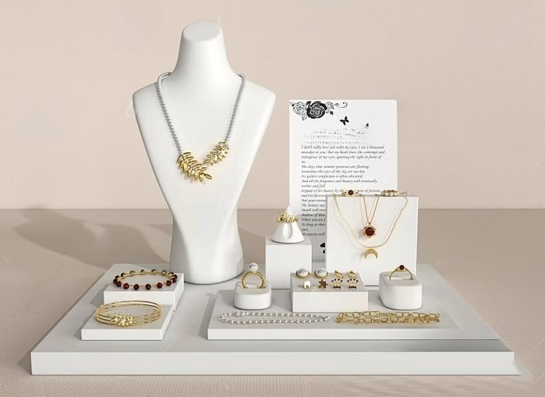 Set of 30 Jewelry Display Stand 3D Models – Minimal Style 3ds Max N238 - Ảnh 30