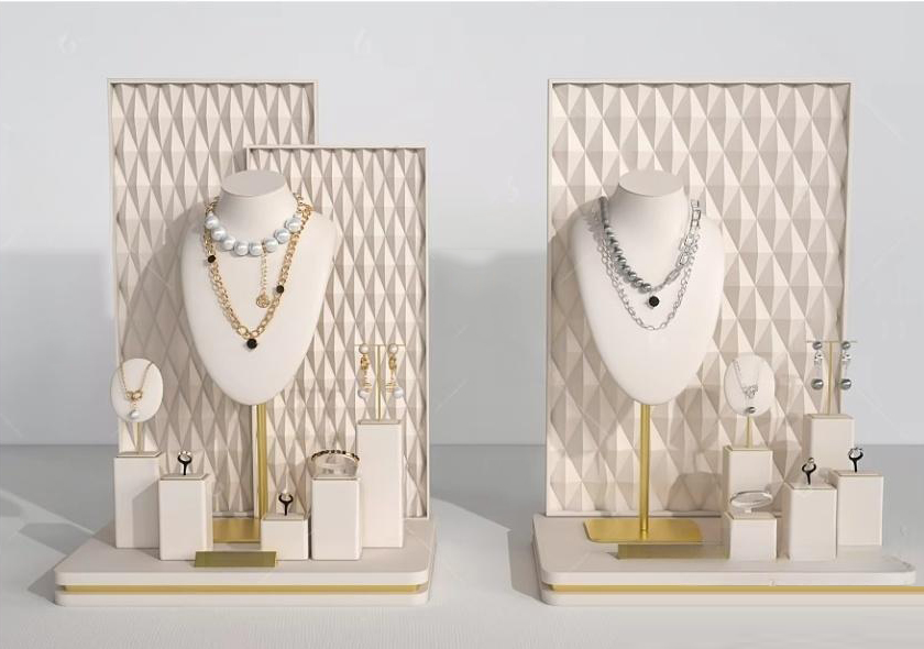 Set of 30 Jewelry Display Stand 3D Models – Minimal Style 3ds Max N238 - Ảnh 27