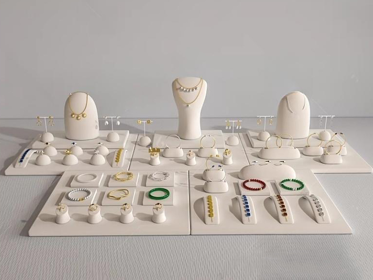 Set of 30 Jewelry Display Stand 3D Models – Minimal Style 3ds Max