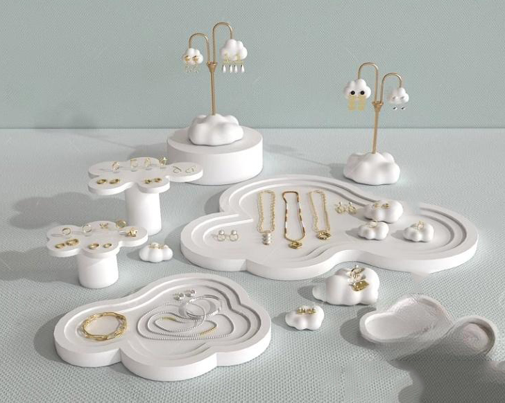 Set of 30 Jewelry Display Stand 3D Models – Minimal Style 3ds Max N238 - Ảnh 22