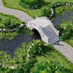 Set of 30 Koi Pond Garden Mini Landscape 3D Models – Zen Outdoor Decor 3ds Max