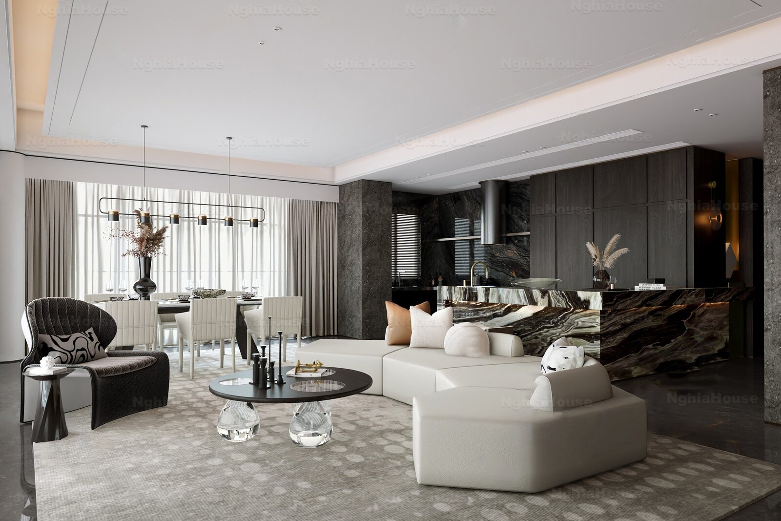 Set of 30 Models Modern Design 3D Models – Interior Collection 3ds Max N200 - Ảnh 28