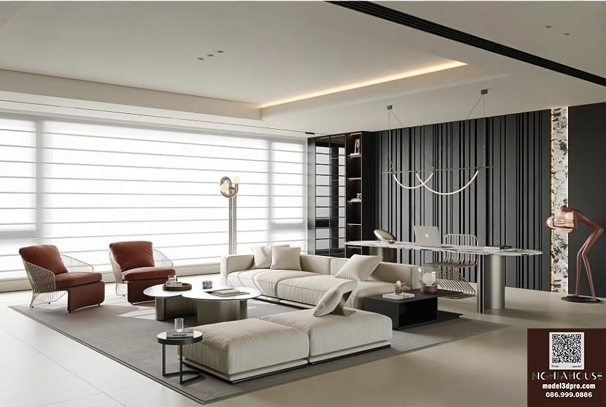 Set of 30 Models Modern Interior 3D Models – 3ds Max VRay Corona N341 - Ảnh 27