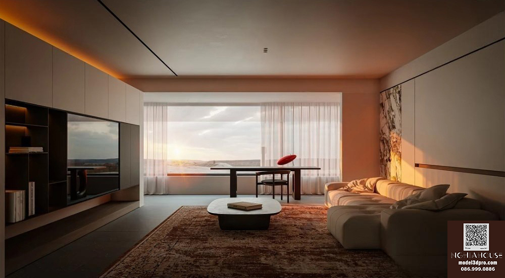 Set of 30 Modern Interior 3D Models – 3ds Max VRay Corona