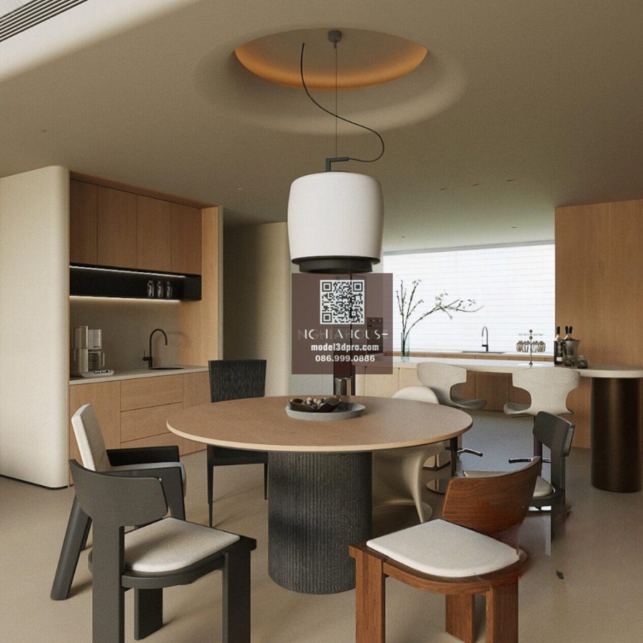 Set of 30 Modern Living Room & Bedroom 3D Models – 3ds Max Collection