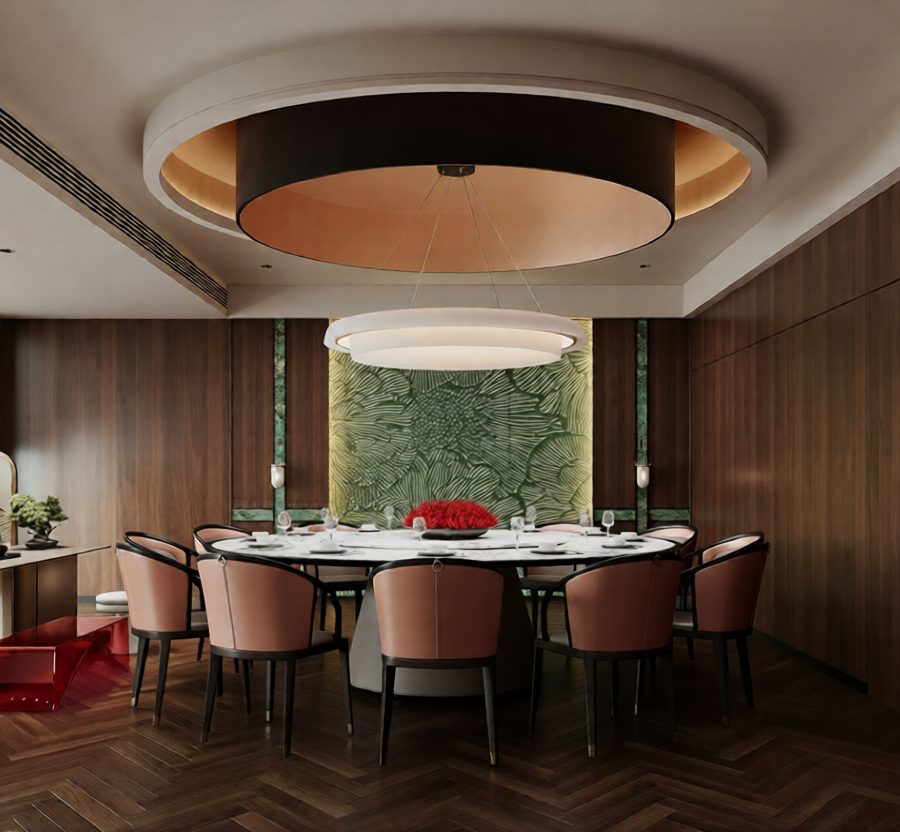 Set of 30 Modern Luxury Dining Room 3Ds Max Models for Interior Design