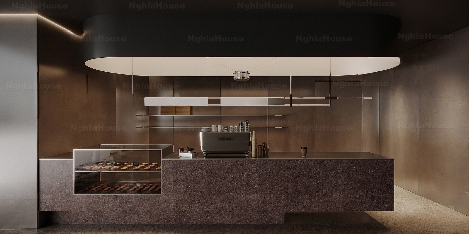 Set of 30 Tea & Coffee Space 3Ds Max Models Cafe Interior Design Collection N83 - Ảnh 4