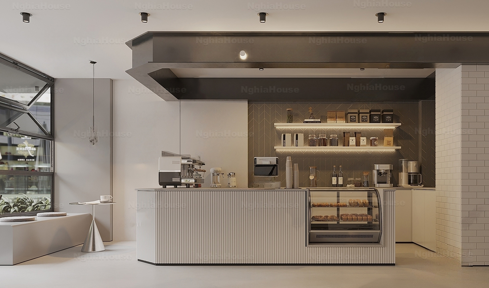 Set of 30 Tea & Coffee Space 3Ds Max Models Cafe Interior Design Collection N83 - Ảnh 6