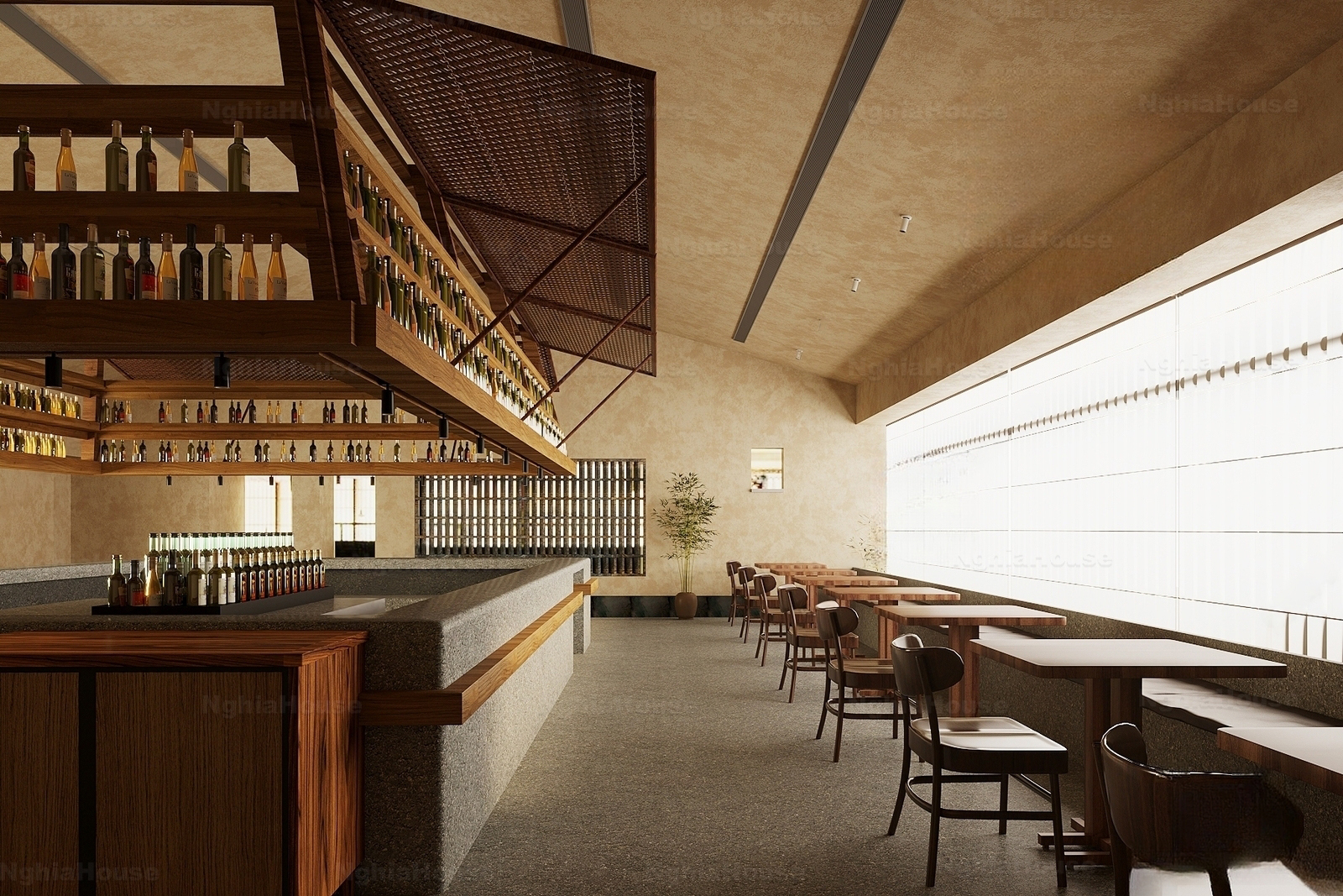 Set of 30 Tea & Coffee Space 3Ds Max Models Cafe Interior Design Collection N83 - Ảnh 8