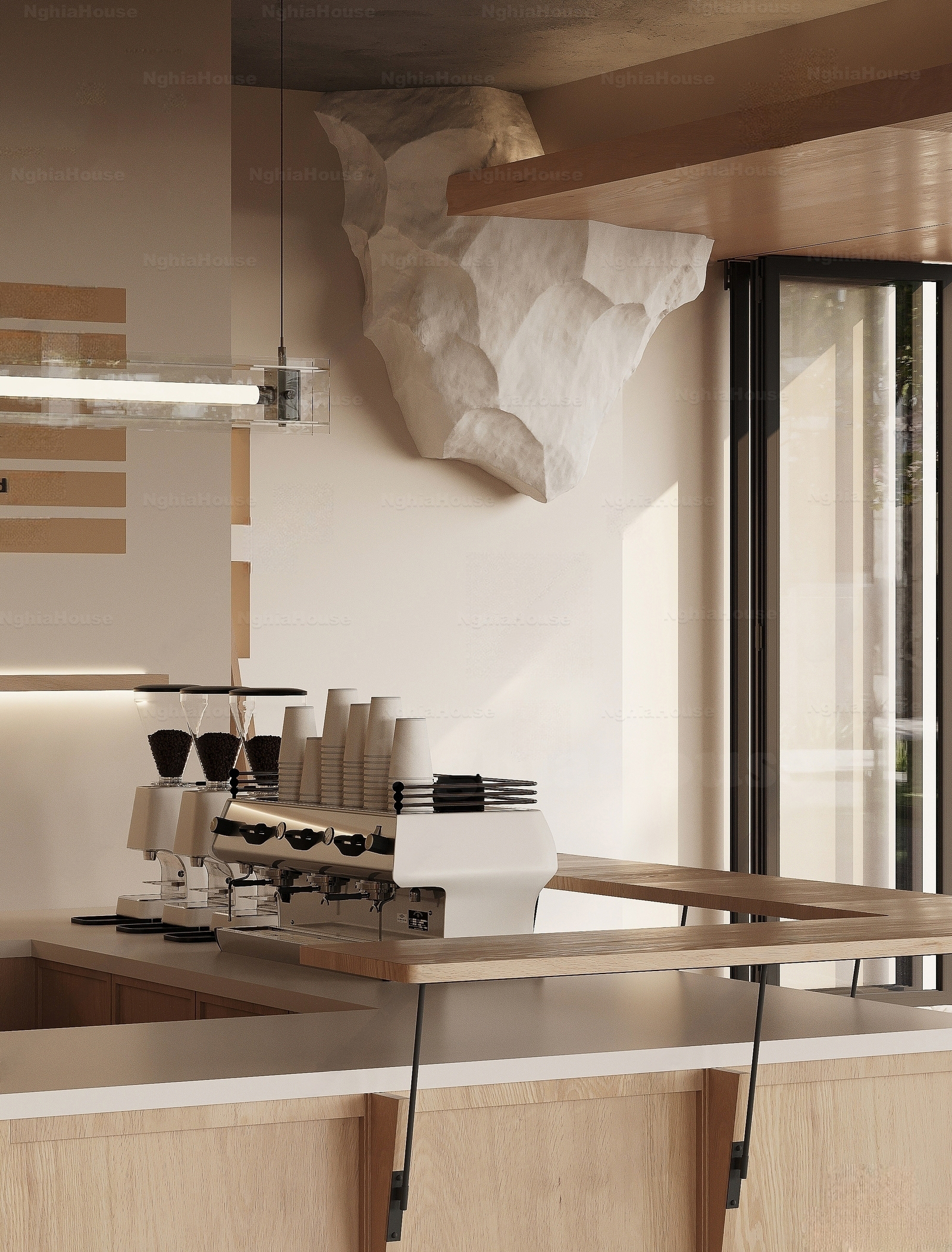 Set of 30 Tea & Coffee Space 3Ds Max Models Cafe Interior Design Collection N83 - Ảnh 9